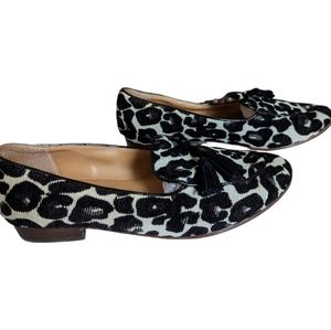 J. Crew Leopard Print Tassel Loafers 6‎